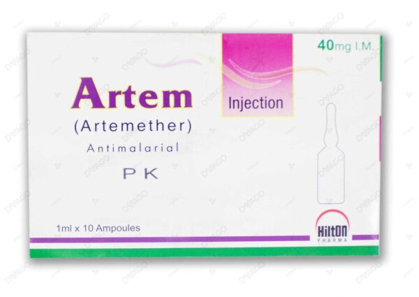 Artem 40mg injection 10 Amp