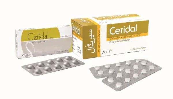 Ceridal (10mg) 100 Tablets