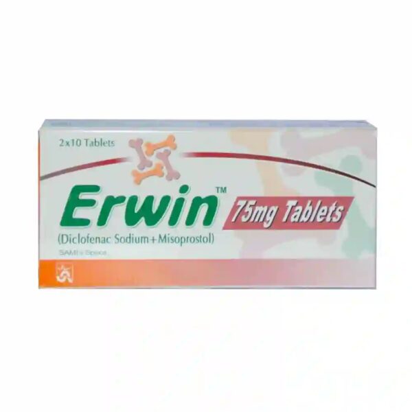 Erwin Tab 75 Mg 20's