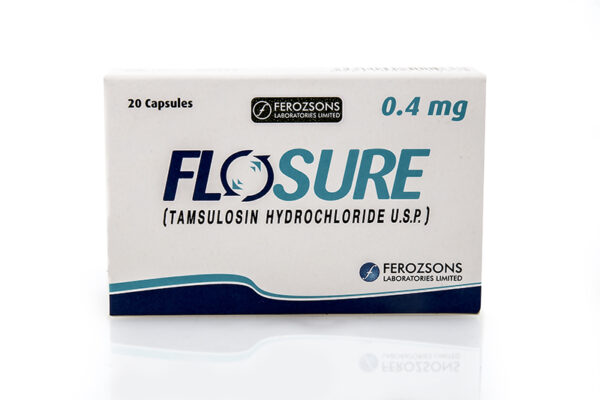 Flosure Capsules 0.4Mg (1 Box = 2 Strips) (1 Strip = 10 Capsules)