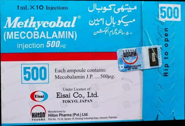 Methycobal 500mg Inj (10s)