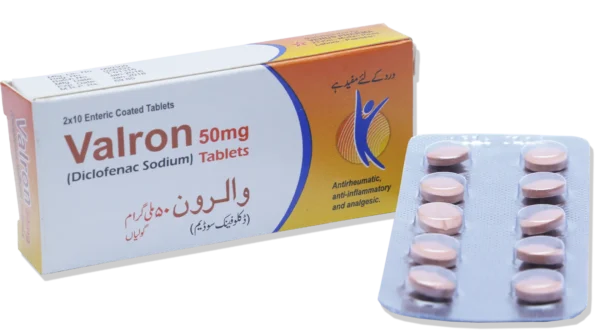 Valron 50mg tablet 10x10's