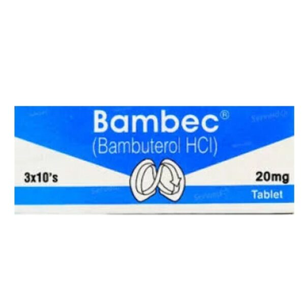 Bambec Tablets 10Mg (1 Strip = 10 Tablets)