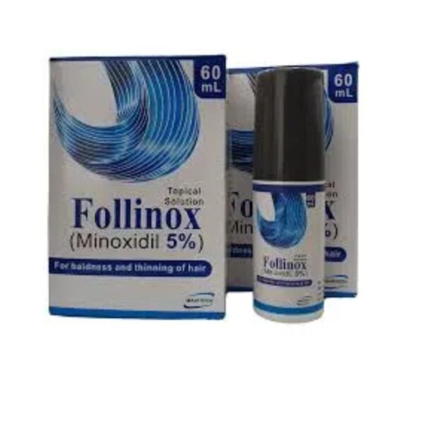 Follinox Topical Solution Minoxidil 5%, 60 ml