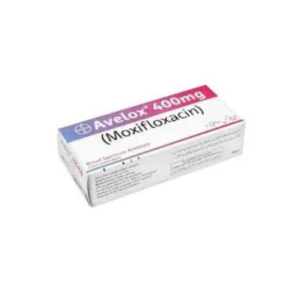 Avelox Tablets 400Mg (1 Box = 1 Strip)(1 Strip = 5 Tablets)
