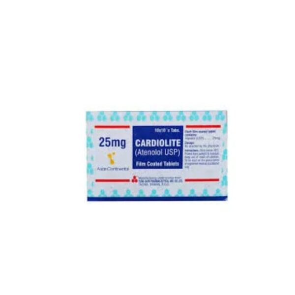 Cardiolite (25mg) 100 Tablets