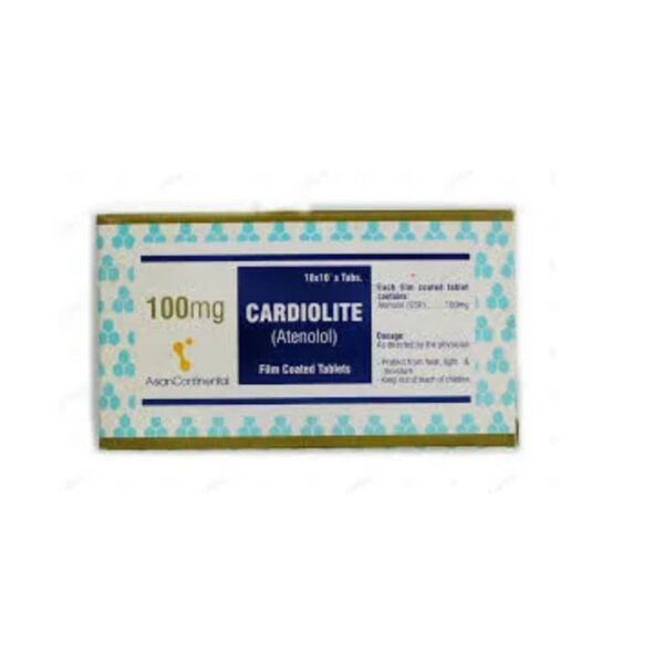 Cardiolite Tablets 100Mg (1 Box = 10 Strips) (1 Strip = 10 Tablets)