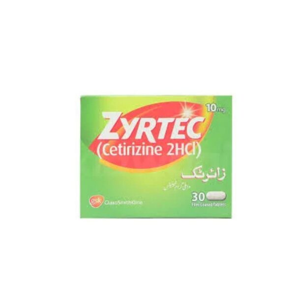 Zyrtec 10mg tablet 2x15's