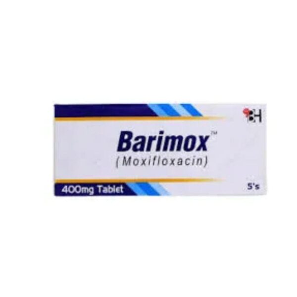 Barimox Tablets 400Mg (1 Box = 1 Strip)(1 Strip = 5 Tablets)