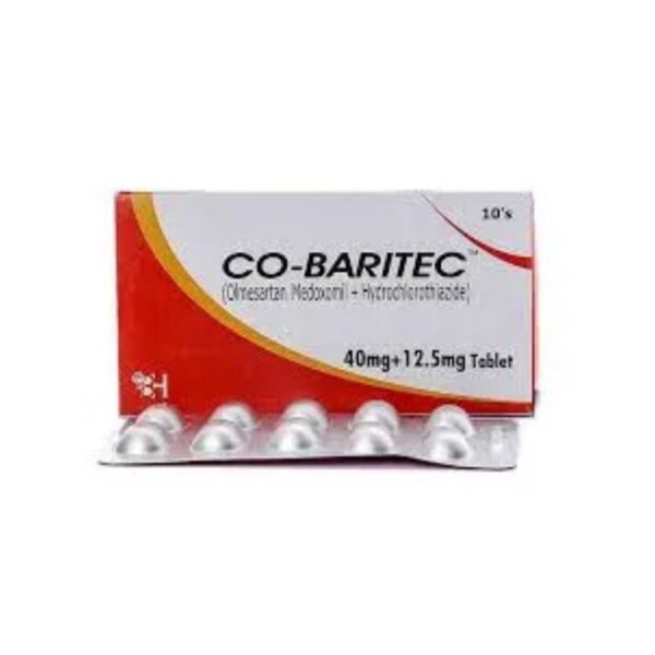 Co-Baritec Tablets 40/12.5Mg (1 Box = 1 Strip)(1 Strip = 10 Tablets)