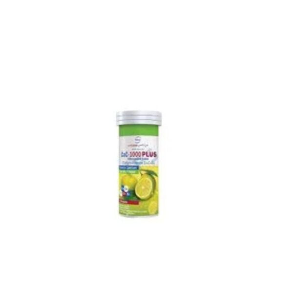 Cac 1000 Plus Effervescent Lemon Flavour Tablets (1 Bottle = 20 Tablets)