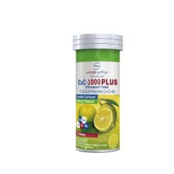 CaC-1000 Plus Lemon 10s tablet effervescent 1x10's