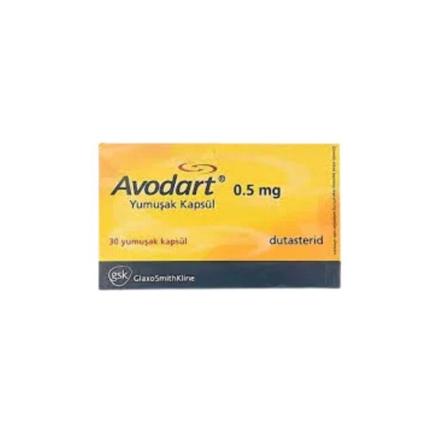 Avodart Capsules 0.5Mg (1 Box = 3 Strips) (1 Strip = 10 Capsules)