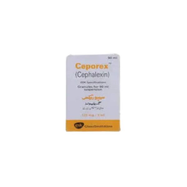 Ceporex 125mg/5ml suspension 90ml