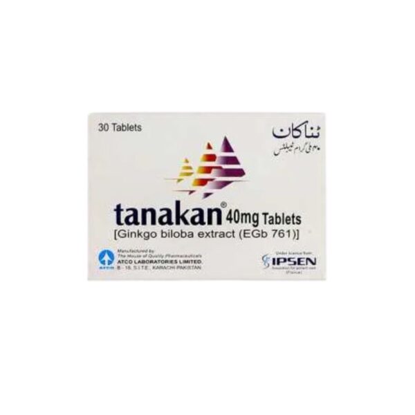 Tanakan Tablets 40Mg (1 Strip = 15 Tablets)