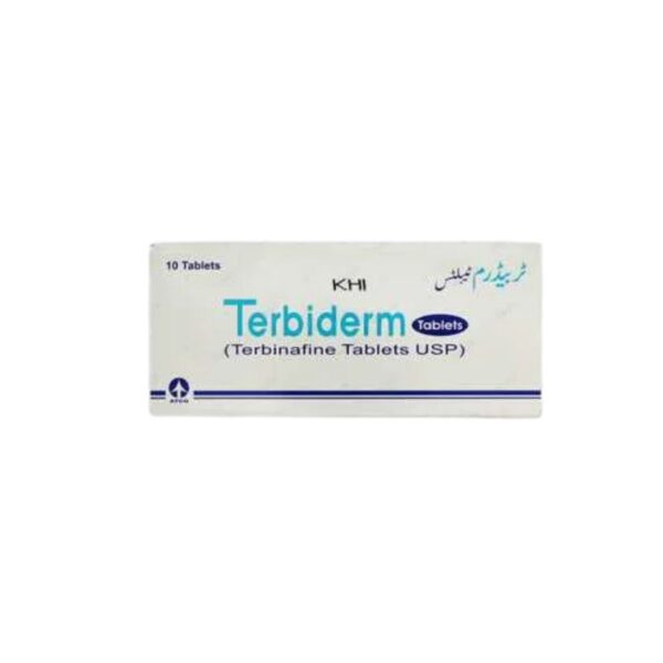 Terbiderm Tablets 125Mg (1 Box = 1 Strip)(1 Strip = 10 Tablets)