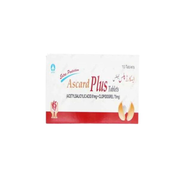 Ascard Plus Tablets 75/75Mg (1 Box = 1 Strip)(1 Strip = 10 Tablets)