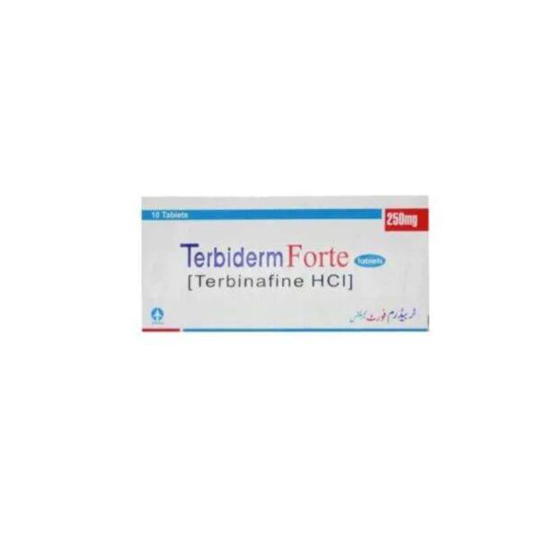 Terbiderm Forte Tablets 250Mg (1 Box = 1 Strip)(1 Strip = 10 Tablets)