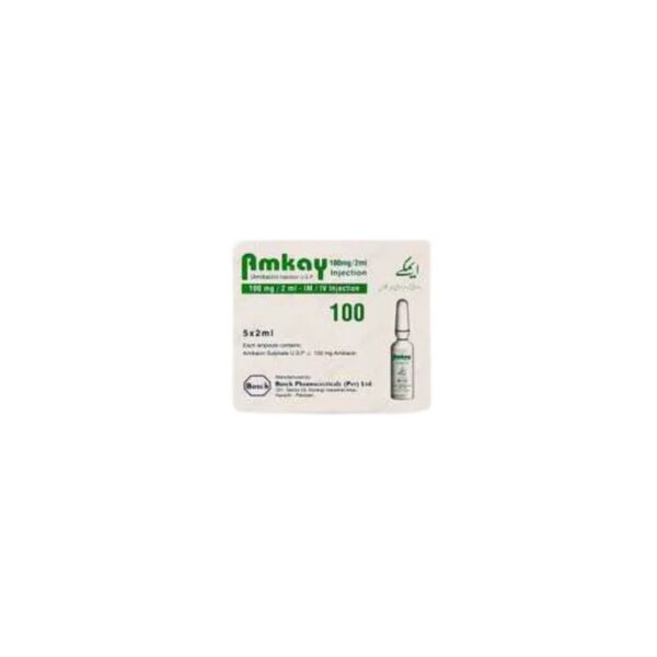 Amkay Im/Iv Injection 100Mg/2Ml (1 Box = 5 Injection)