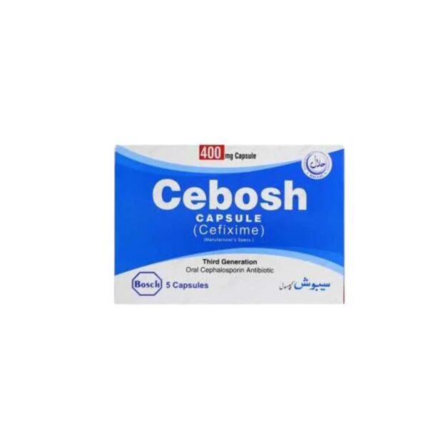 Cebosh Capsules 400Mg (1 Box = 1 Strip)(1 Strip = 5 Capsules)