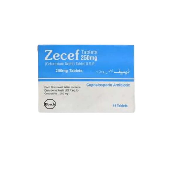 Zecef 250 Mg 14 Tablets