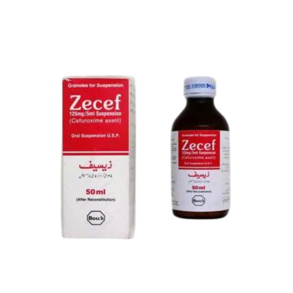 Zecef 50Ml Suspension 125Mg
