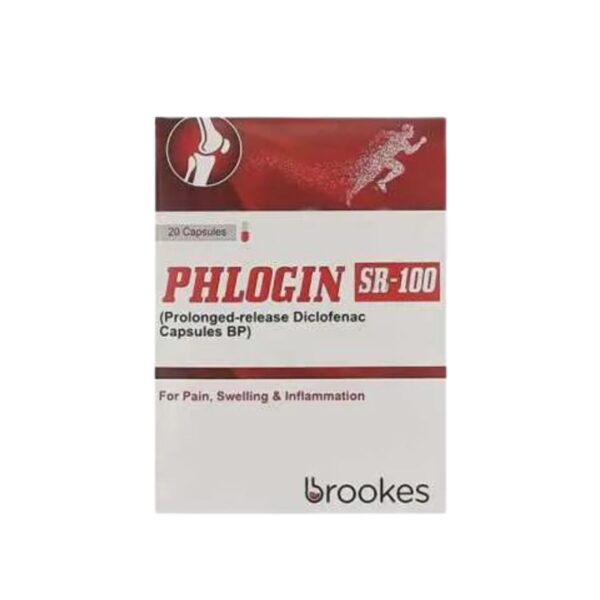 Phlogin Sr Capsules 100Mg (1 Strip = 10 Capsules)