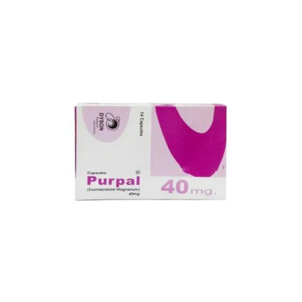 Purpal Capsules 40Mg (1 Box = 2 Strips) (1 Strip = 7 Capsules)