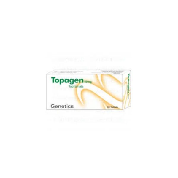 Topagen Tablets 50Mg (1 Box = 6 Strips) (1 Strip = 10 Tablets)
