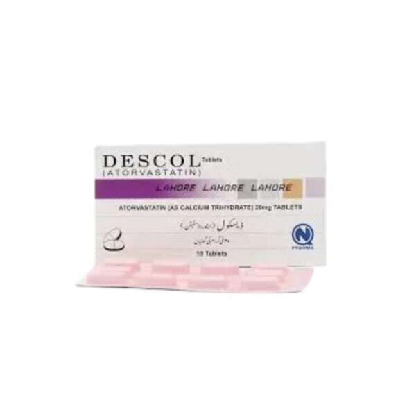Descol Tablets 20Mg (1 Box = 1 Strip)(1 Strip = 10 Tablets)