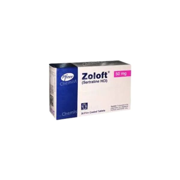 Zoloft Tablets 50Mg (1 Box = 3 Strips) (1 Strip = 10 Tablets)