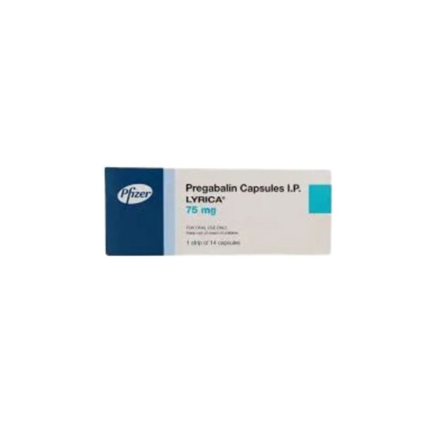 Lyrica Capsules 75Mg (1 Box = 1 Strip)(1 Strip = 14 Capsules)