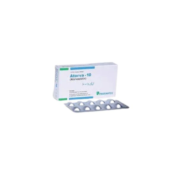 Atorva Tablets 10Mg (1 Strip = 10 Tablets)