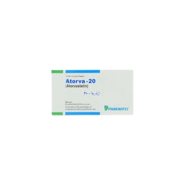 Atorva Tablets 20Mg (1 Strip = 10 Tablets)