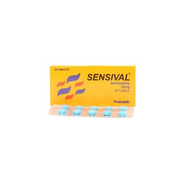 Sensival Tablets 25Mg (1 Box = 2 Strips) (1 Strip = 10 Tablets)