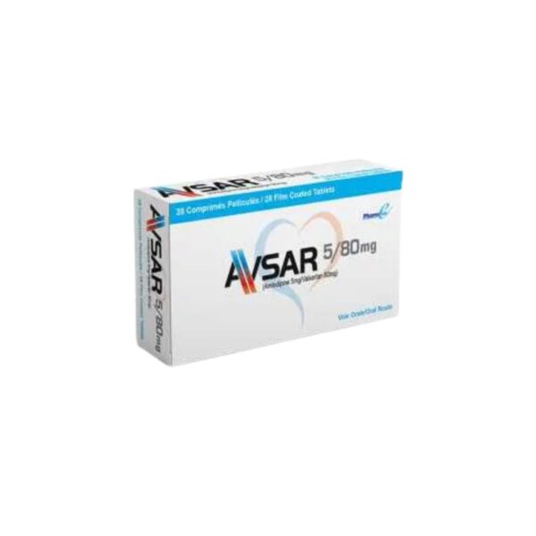 Avsar Tablets 5/80Mg (1 Box = 2 Strips) (1 Strip = 7 Tablets)