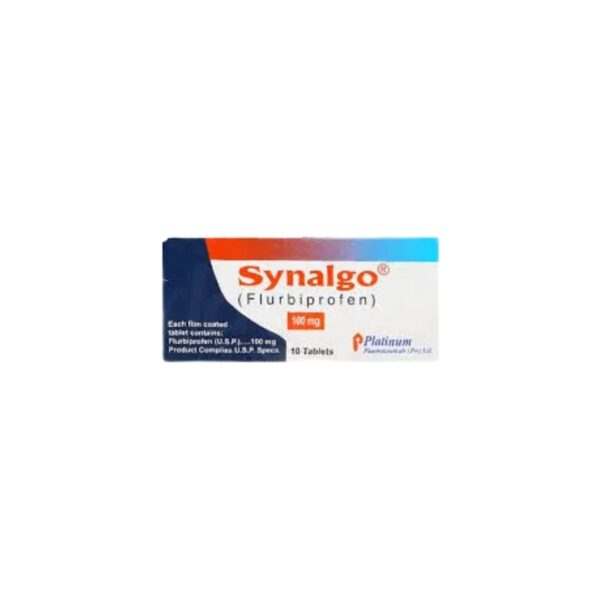 Synalgo Tablets 100Mg (1 Box = 1 Strip)(1 Strip = 10 Tablets)