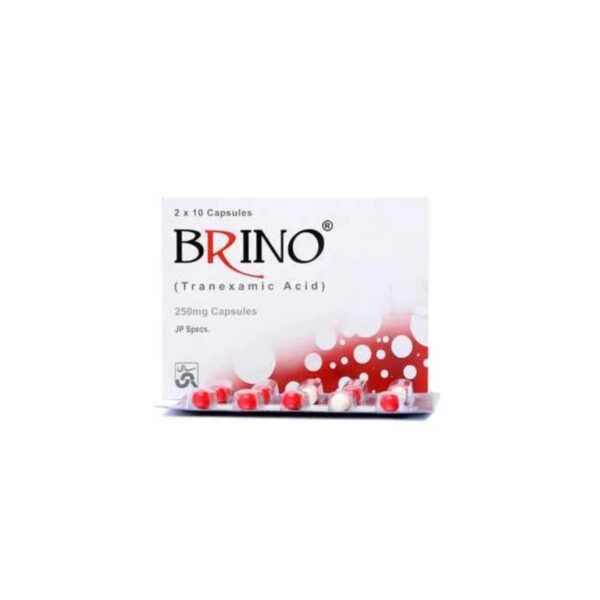 Brino Capsules 250Mg (1 Box = 2 Strips) (1 Strip = 10 Capsules)