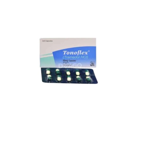 Tonoflex Capsules 50Mg (1 Box = 1 Strip)(1 Strip = 10 Capsules)