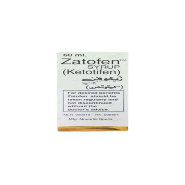 Zatofen Syrup 60Ml