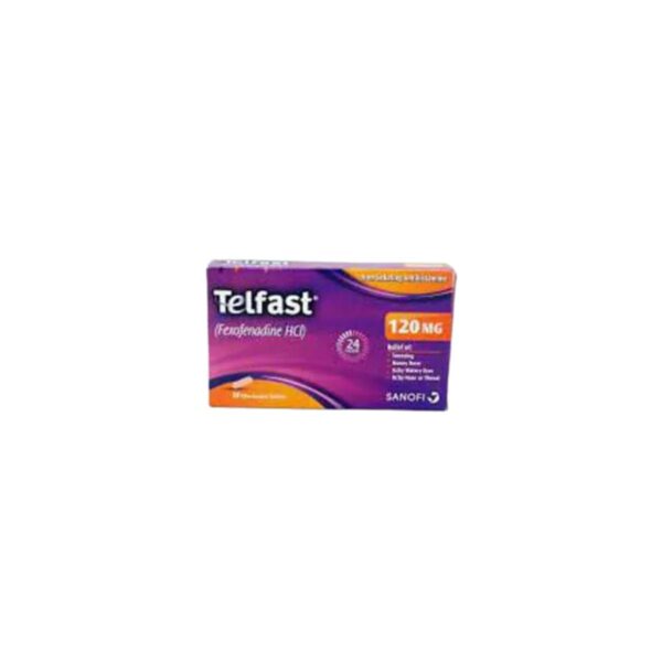 Telfast Tablets 120Mg (1 Box = 1 Strip)(1 Strip = 14 Tablets)
