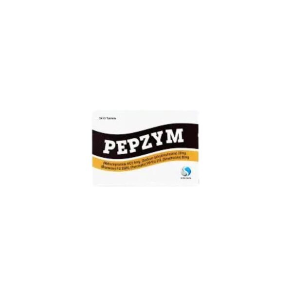Pepzym Tablets (1 Strip = 10 Tablets)