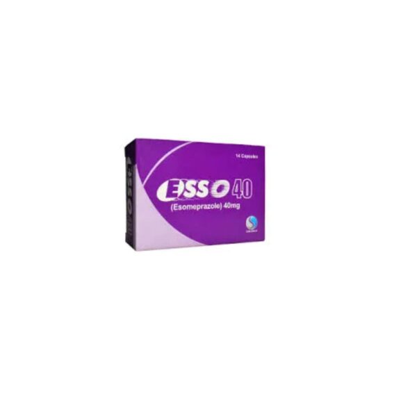 Esso Capsules 40Mg (1 Box = 2 Strips) (1 Strip = 7 Capsules)