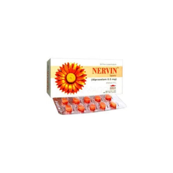 Nervin Tablets 0.5Mg (1 Strip = 10 Tablets)