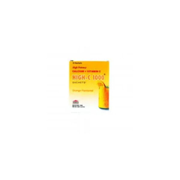 High-C 1000 Orange Flavour Sachets (1 Box = 10 Sachets)