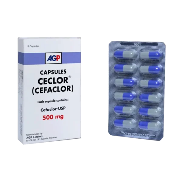 Ceclor 500mg Cap 12’s