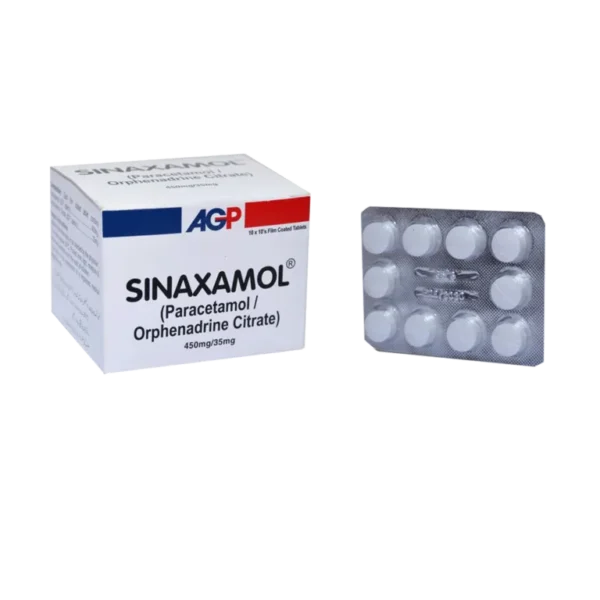 Sinaxamol 35/450mg Tab 100’s