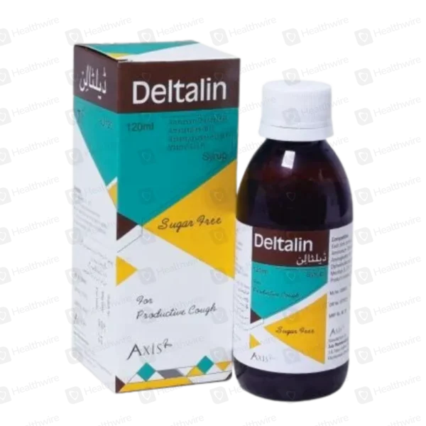 Deltalin Cough Syrup 120ml Price in Pakistan, Uses and Dosage