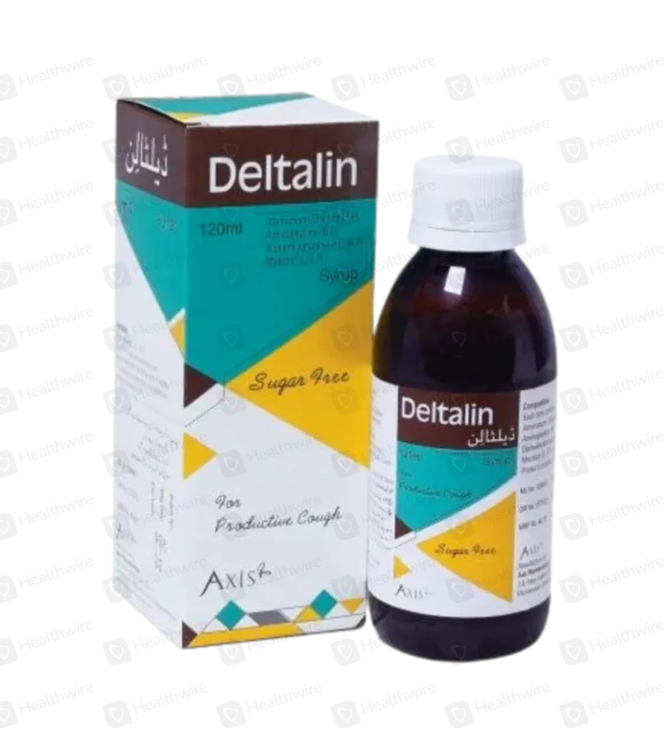 Deltalin Cough Syrup 120ml Price in Pakistan, Uses and Dosage